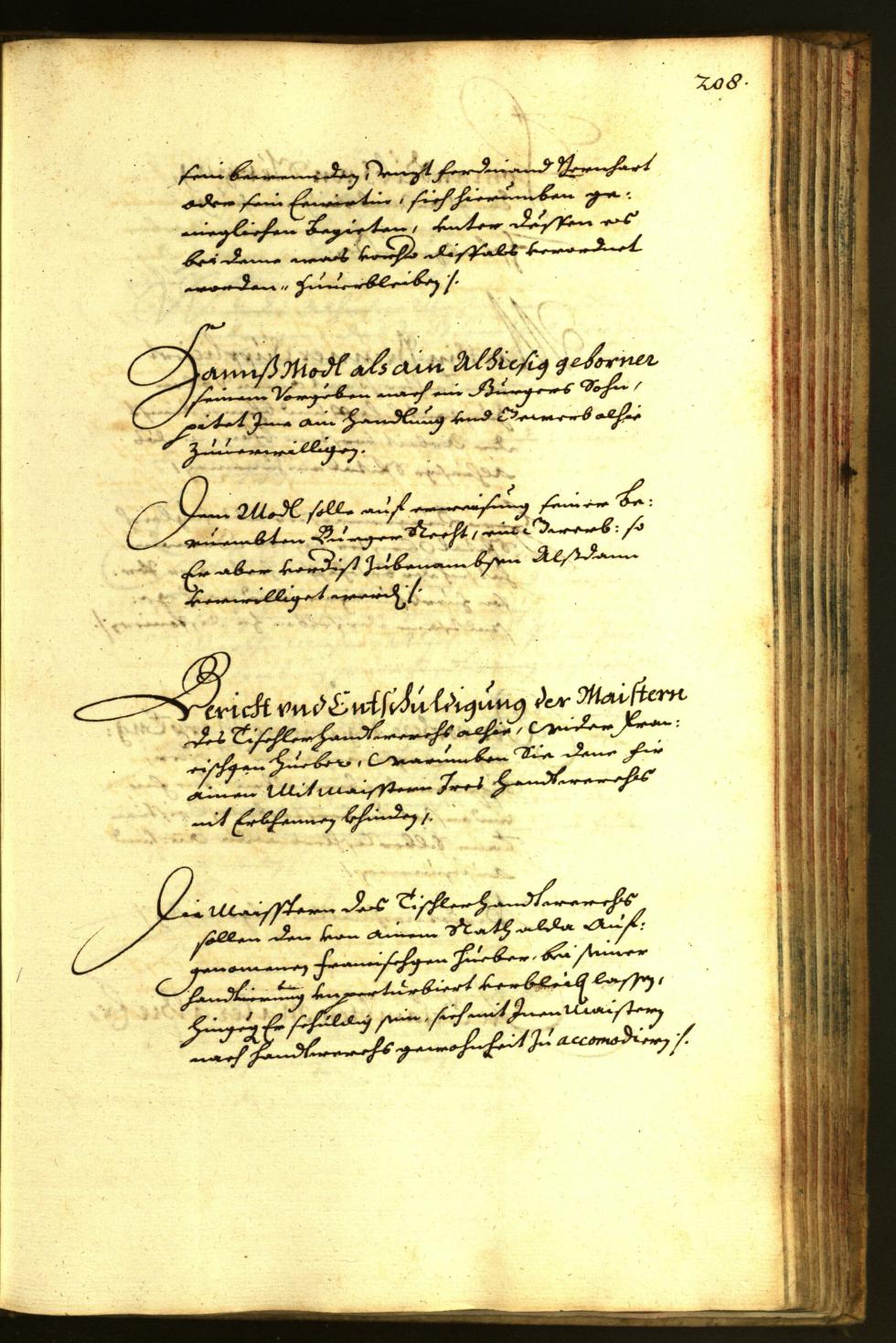 Stadtarchiv Bozen - BOhisto Ratsprotokoll 1664 