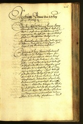 Stadtarchiv Bozen - BOhisto Ratsprotokoll 1664 - 