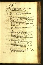 Stadtarchiv Bozen - BOhisto Ratsprotokoll 1664 - 