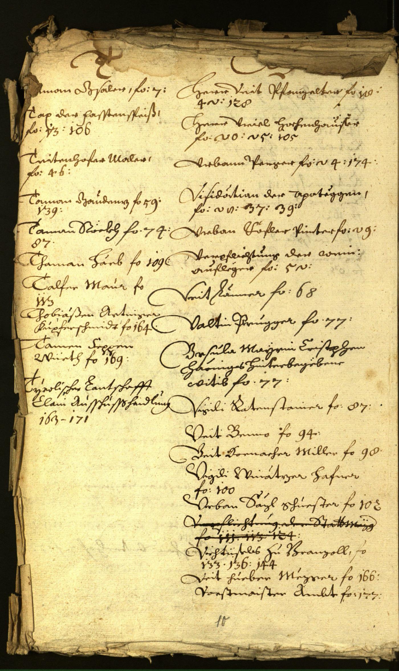 Stadtarchiv Bozen - BOhisto Ratsprotokoll 1664/65 