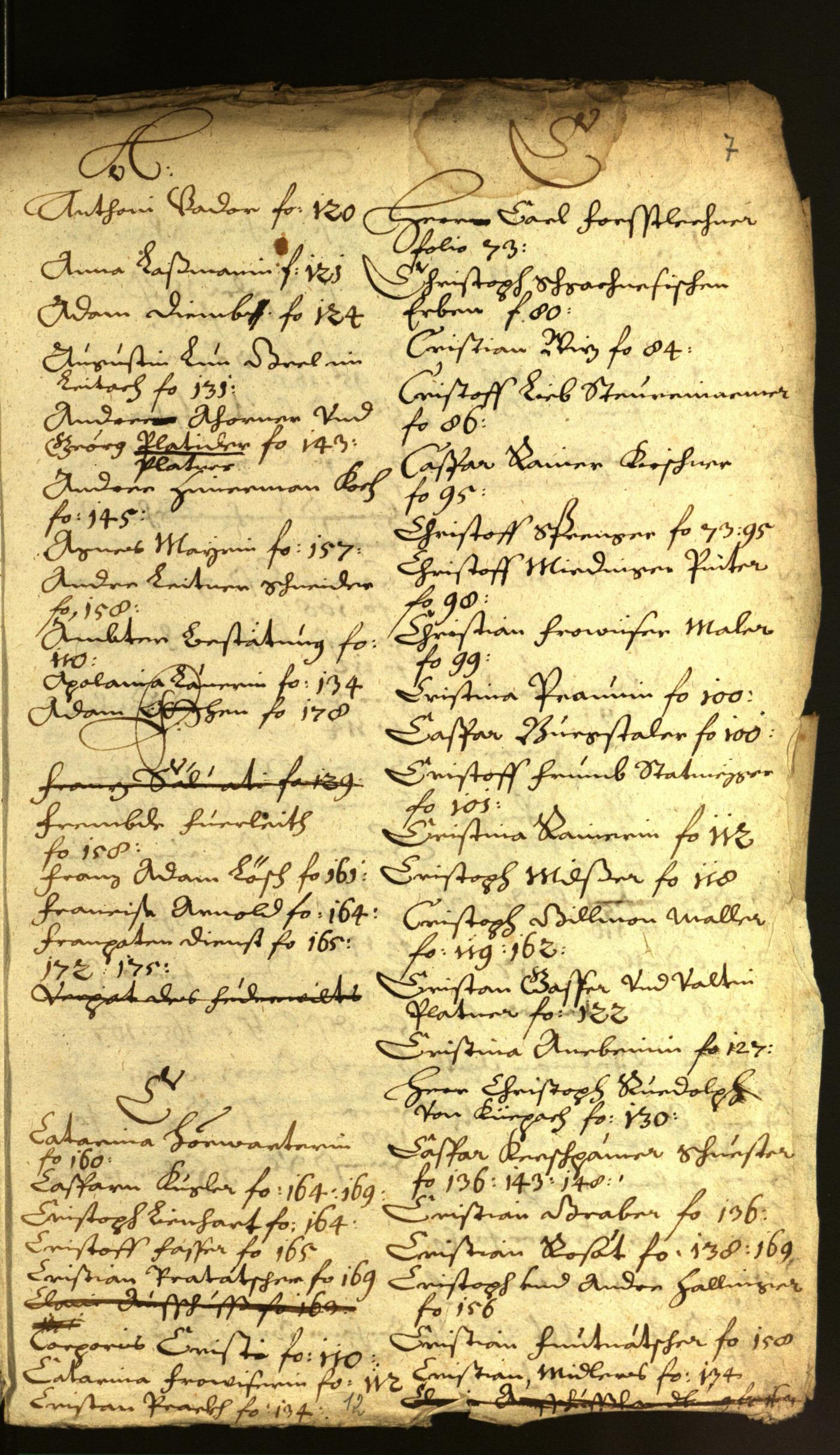 Stadtarchiv Bozen - BOhisto Ratsprotokoll 1664/65 