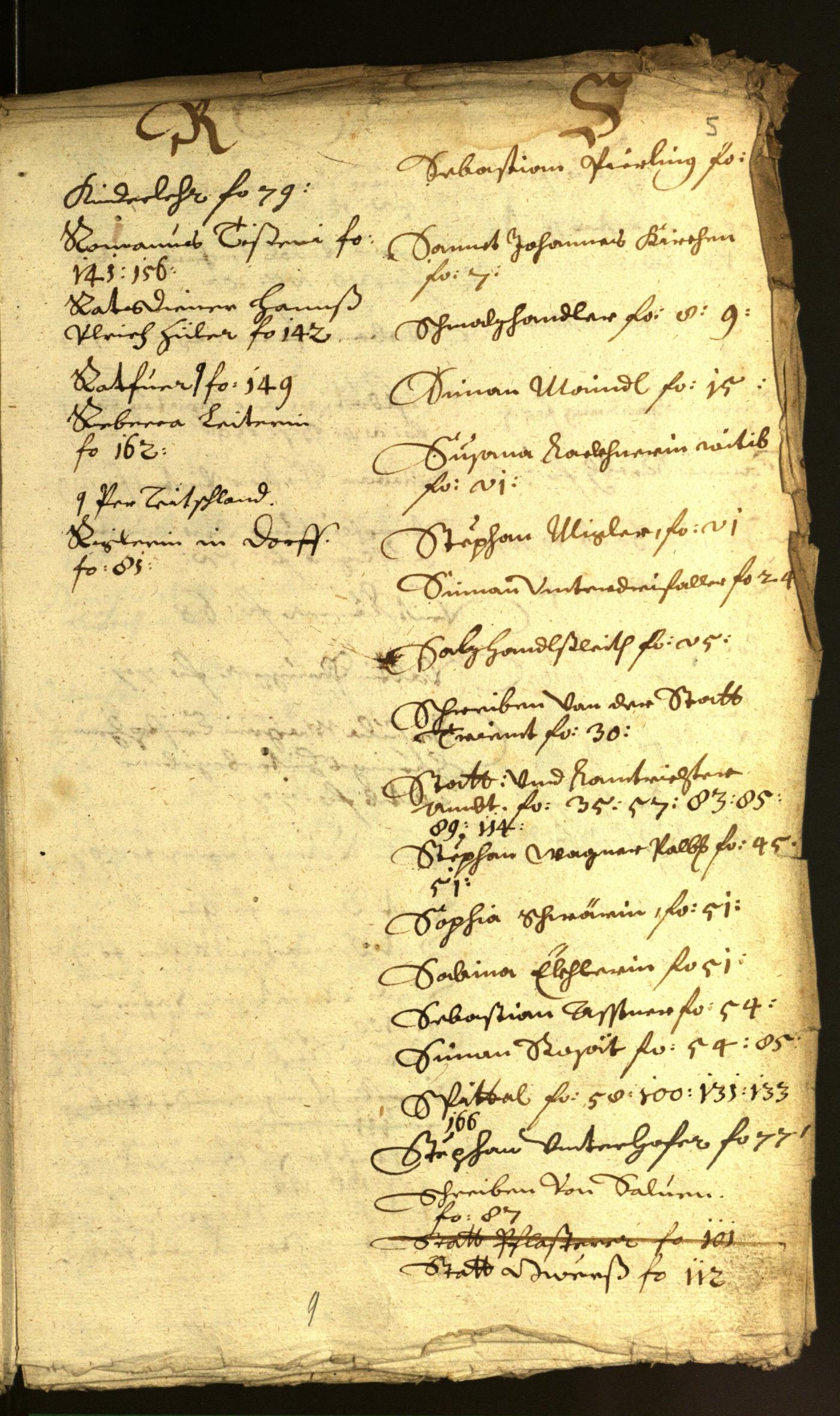 Stadtarchiv Bozen - BOhisto Ratsprotokoll 1664/65 