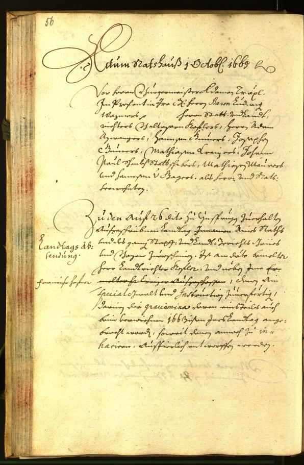 Archivio Storico della Città di Bolzano - BOhisto protocollo consiliare 1665 