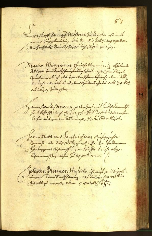 Civic Archives of Bozen-Bolzano - BOhisto Minutes of the council 1665 