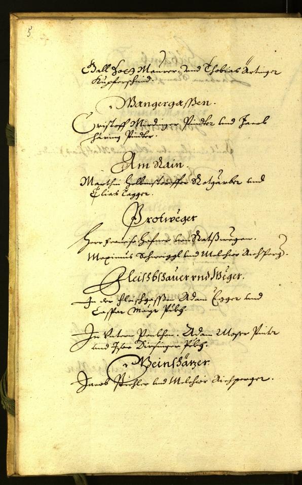 Stadtarchiv Bozen - BOhisto Ratsprotokoll 1665 