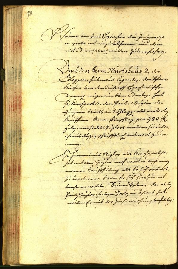 Stadtarchiv Bozen - BOhisto Ratsprotokoll 1665 