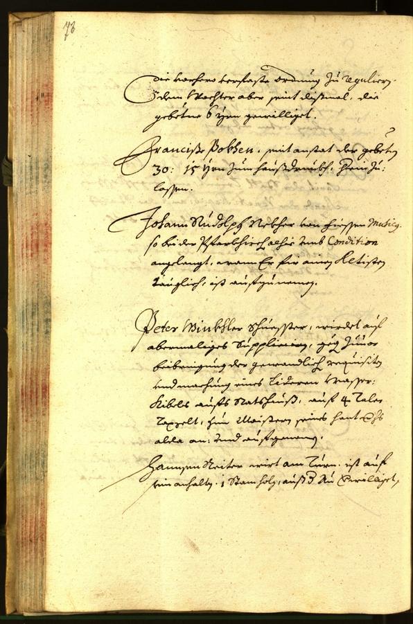 Stadtarchiv Bozen - BOhisto Ratsprotokoll 1665 