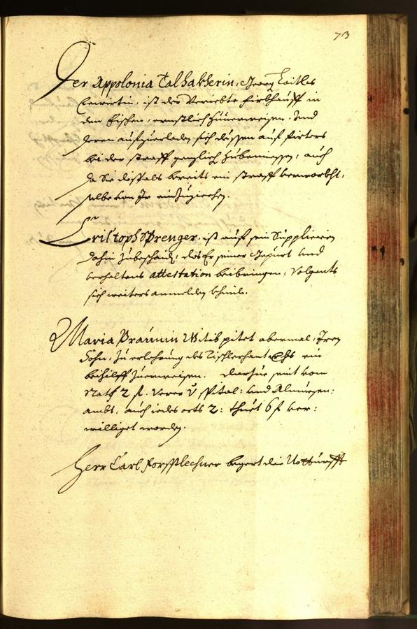 Stadtarchiv Bozen - BOhisto Ratsprotokoll 1665 