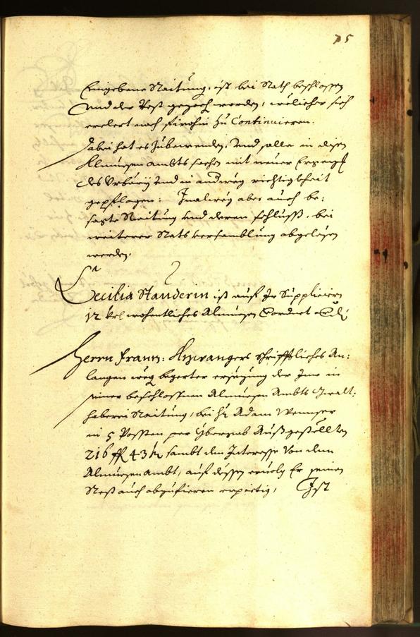 Civic Archives of Bozen-Bolzano - BOhisto Minutes of the council 1665 