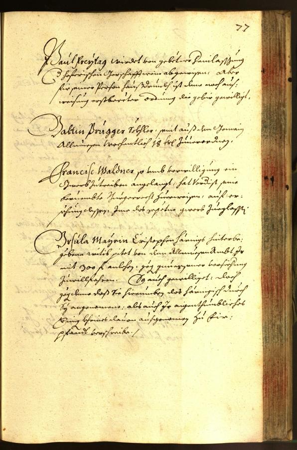 Stadtarchiv Bozen - BOhisto Ratsprotokoll 1665 