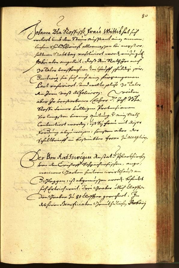 Stadtarchiv Bozen - BOhisto Ratsprotokoll 1665 