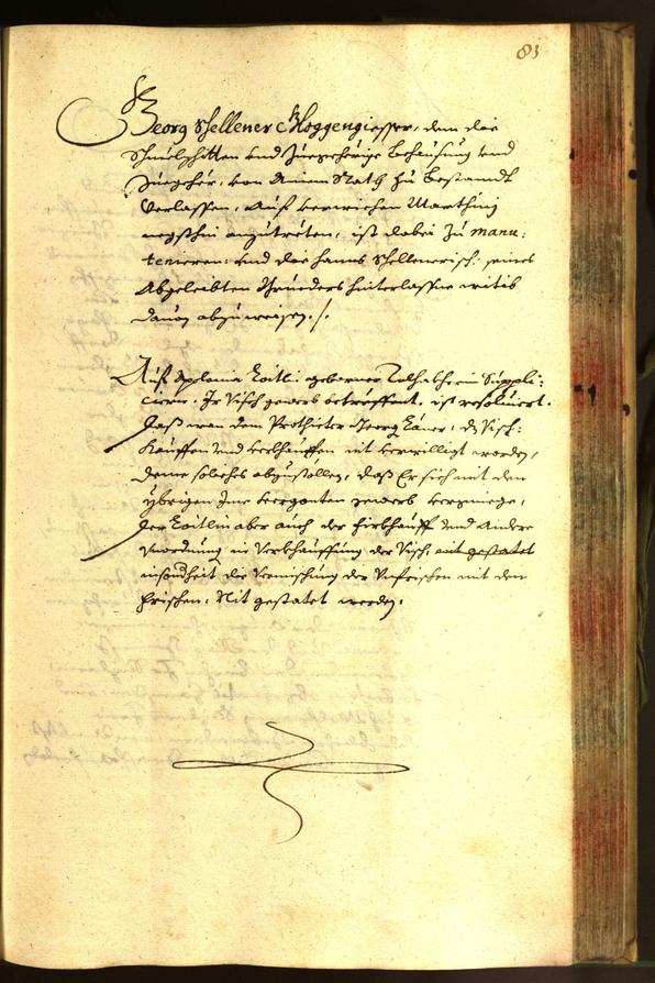 Stadtarchiv Bozen - BOhisto Ratsprotokoll 1665 