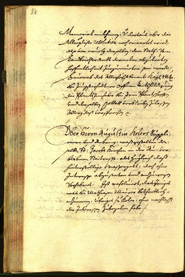 Stadtarchiv Bozen - BOhisto Ratsprotokoll 1665 