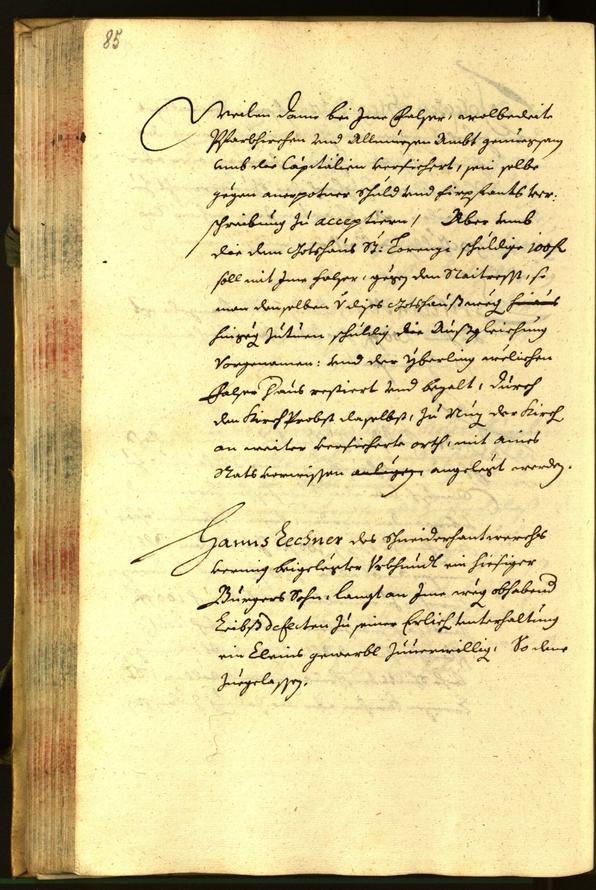 Stadtarchiv Bozen - BOhisto Ratsprotokoll 1665 