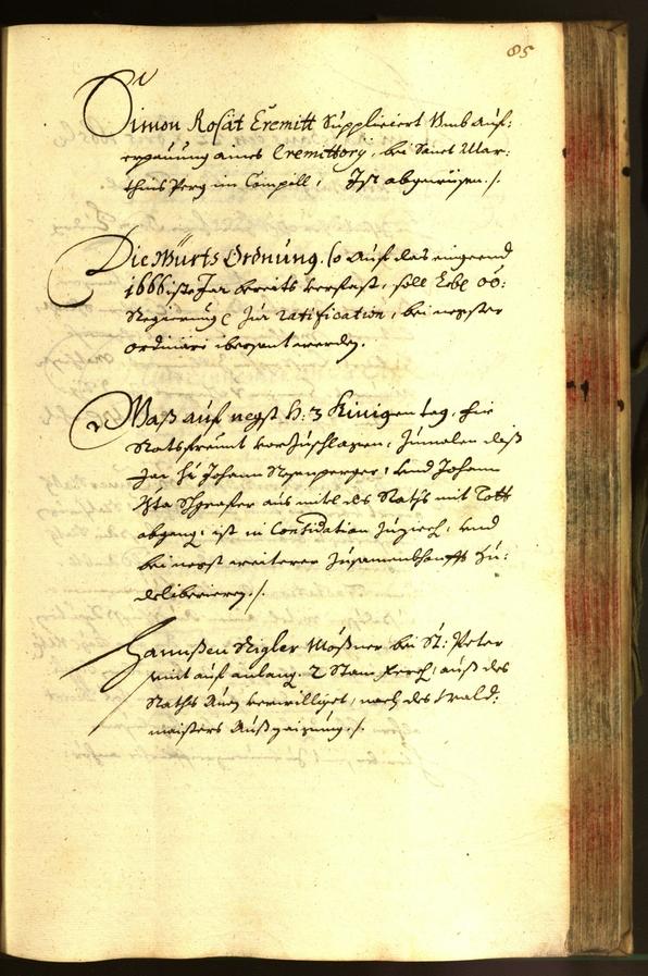 Civic Archives of Bozen-Bolzano - BOhisto Minutes of the council 1665 