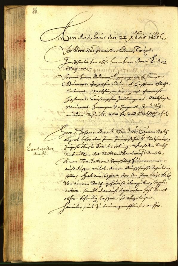 Civic Archives of Bozen-Bolzano - BOhisto Minutes of the council 1665 