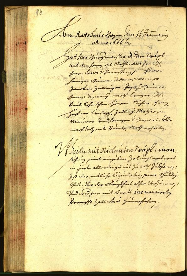 Civic Archives of Bozen-Bolzano - BOhisto Minutes of the council 1665 