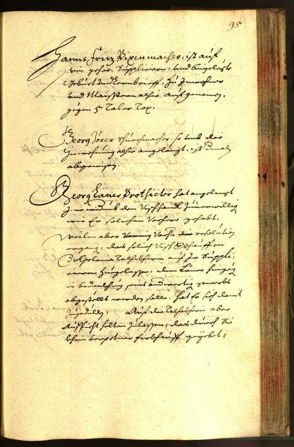 Stadtarchiv Bozen - BOhisto Ratsprotokoll 1665 