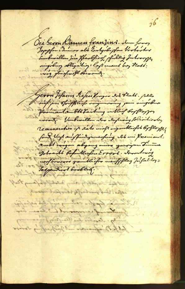 Stadtarchiv Bozen - BOhisto Ratsprotokoll 1665 