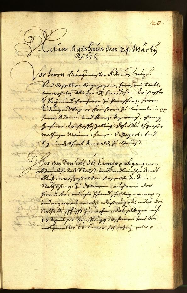 Civic Archives of Bozen-Bolzano - BOhisto Minutes of the council 1665 