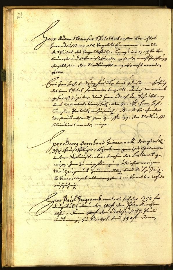 Stadtarchiv Bozen - BOhisto Ratsprotokoll 1665 