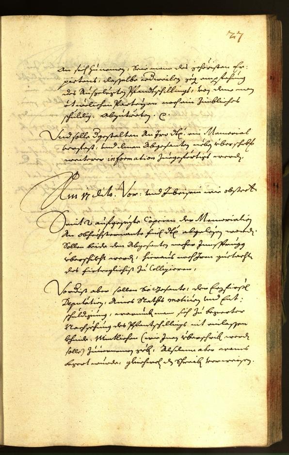 Stadtarchiv Bozen - BOhisto Ratsprotokoll 1665 