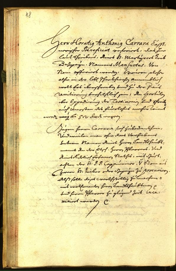 Stadtarchiv Bozen - BOhisto Ratsprotokoll 1665 