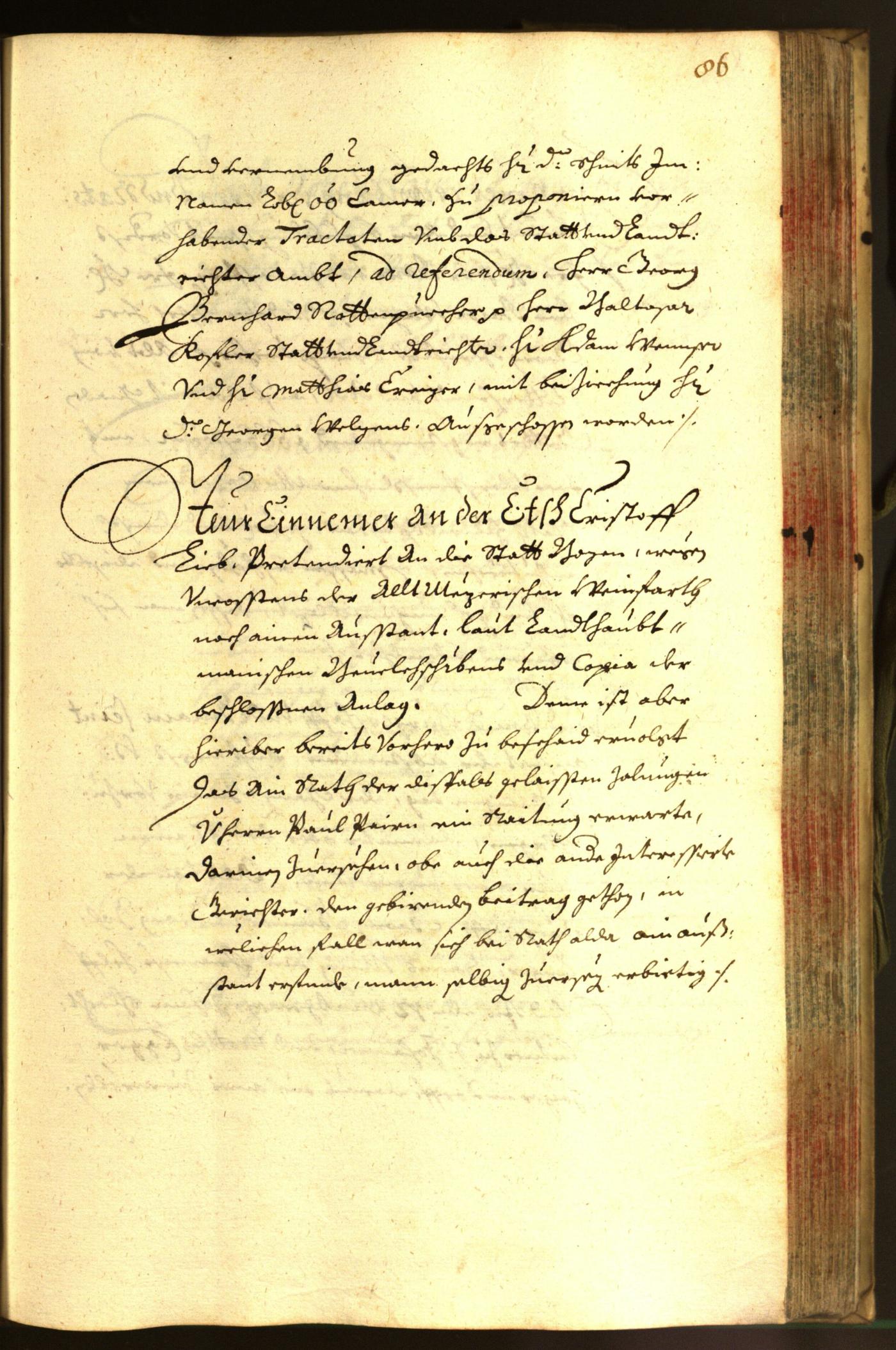 Stadtarchiv Bozen - BOhisto Ratsprotokoll 1665 