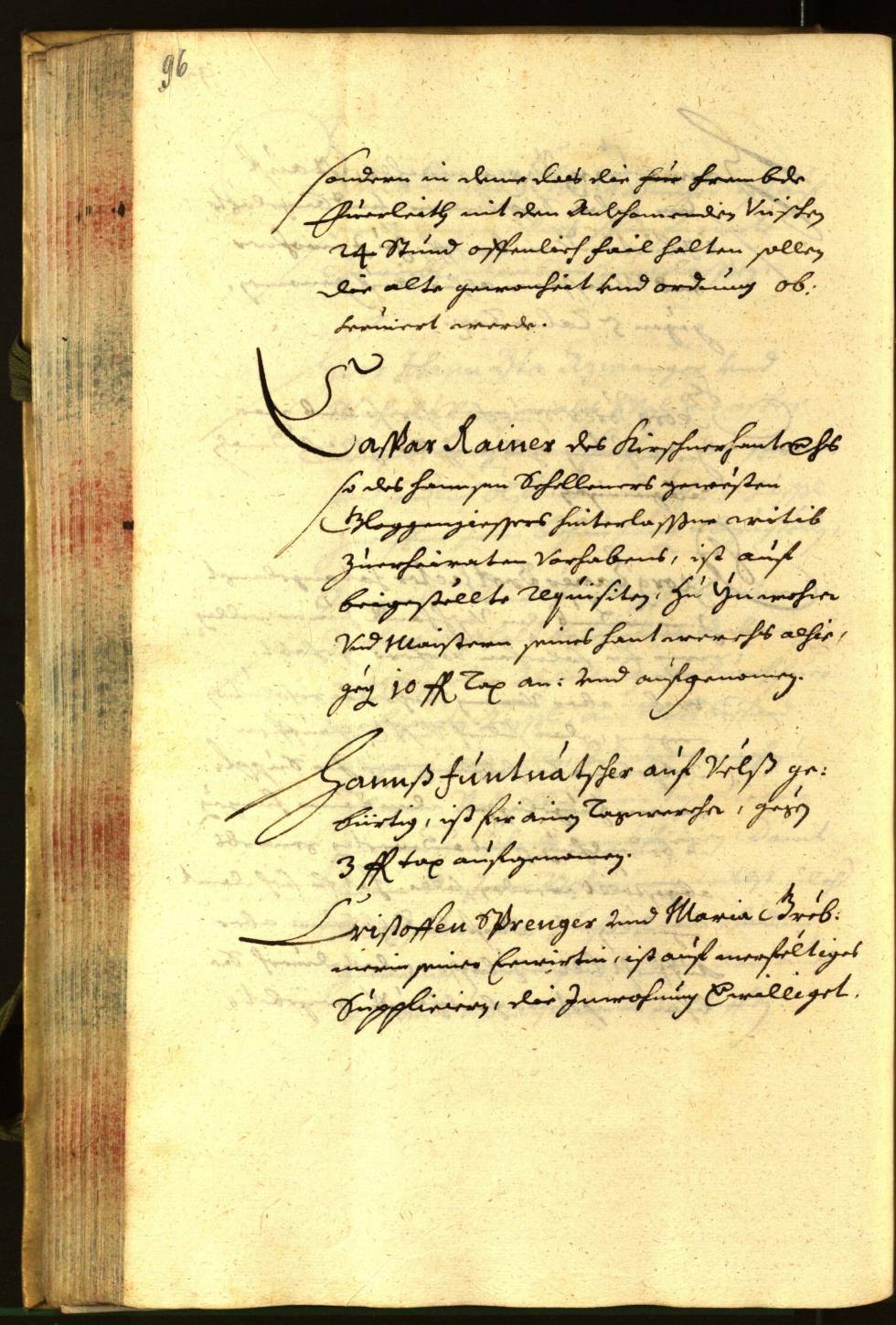 Stadtarchiv Bozen - BOhisto Ratsprotokoll 1665 