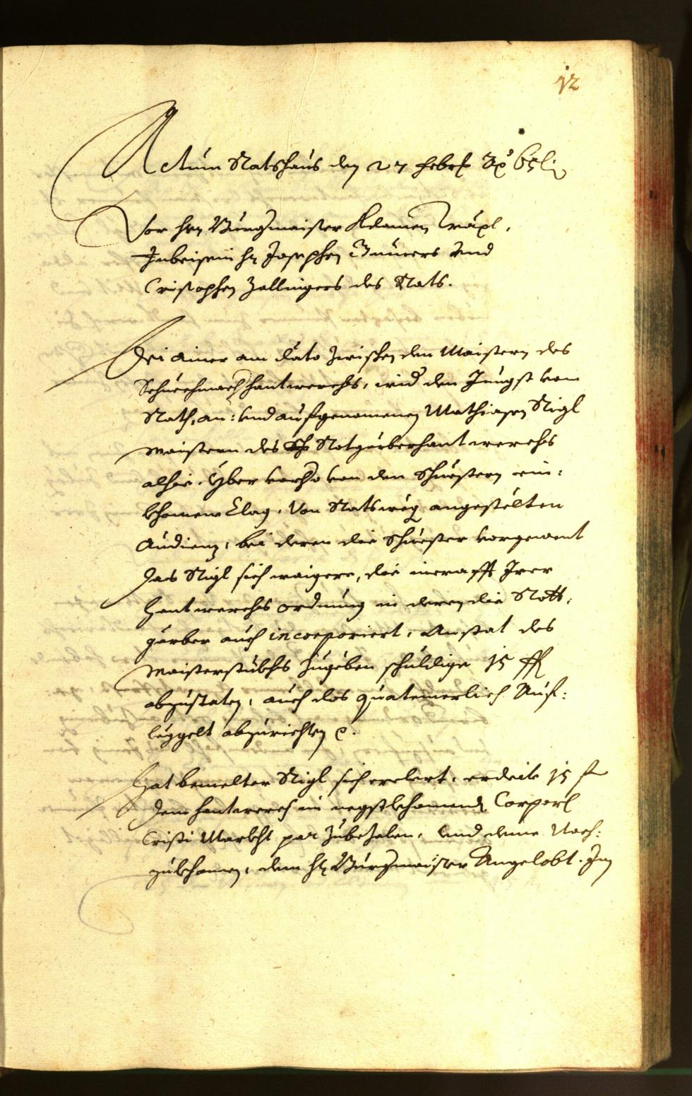 Archivio Storico della Città di Bolzano - BOhisto protocollo consiliare 1665 