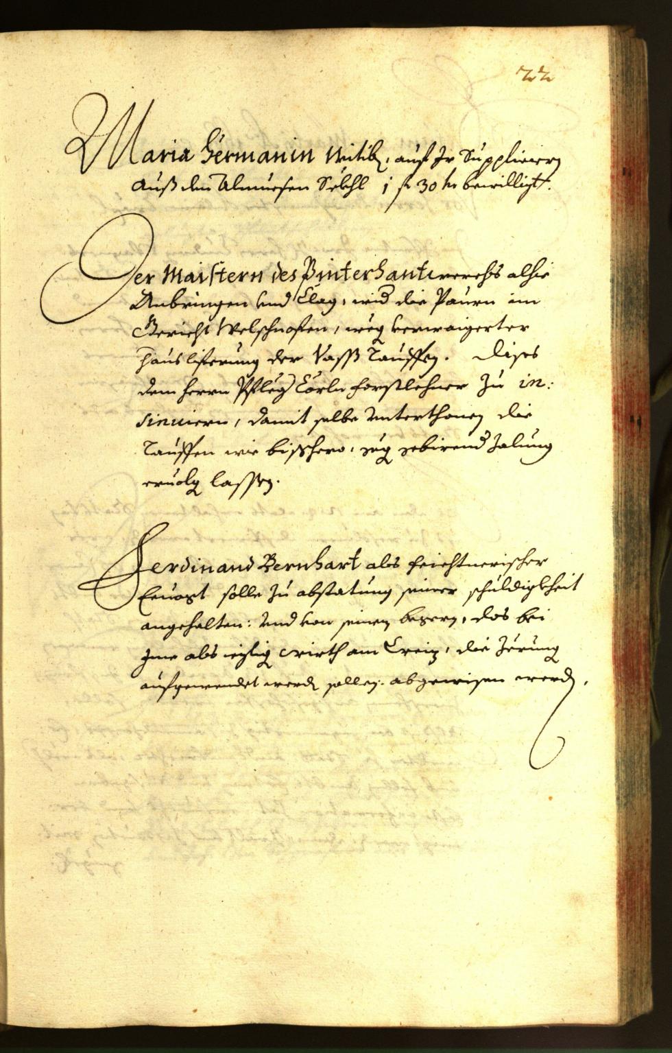 Stadtarchiv Bozen - BOhisto Ratsprotokoll 1665 