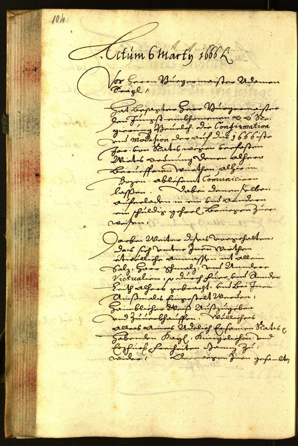 Archivio Storico della Città di Bolzano - BOhisto protocollo consiliare 1666 