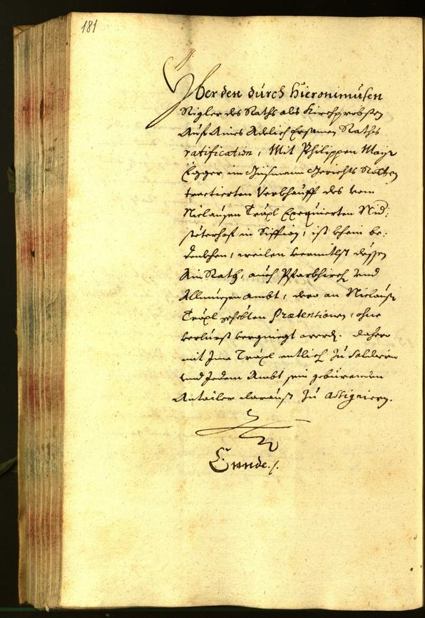 Stadtarchiv Bozen - BOhisto Ratsprotokoll 1666 