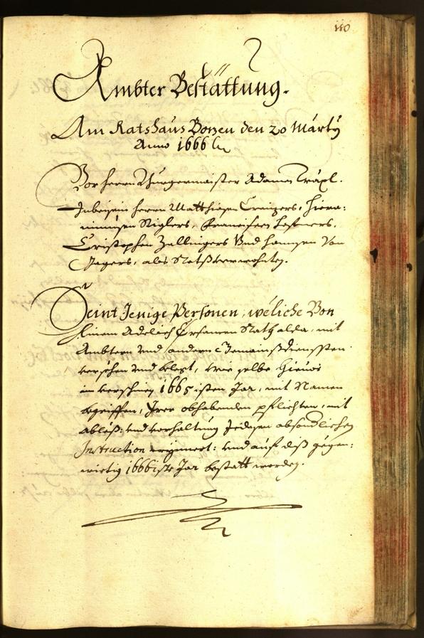 Civic Archives of Bozen-Bolzano - BOhisto Minutes of the council 1666 