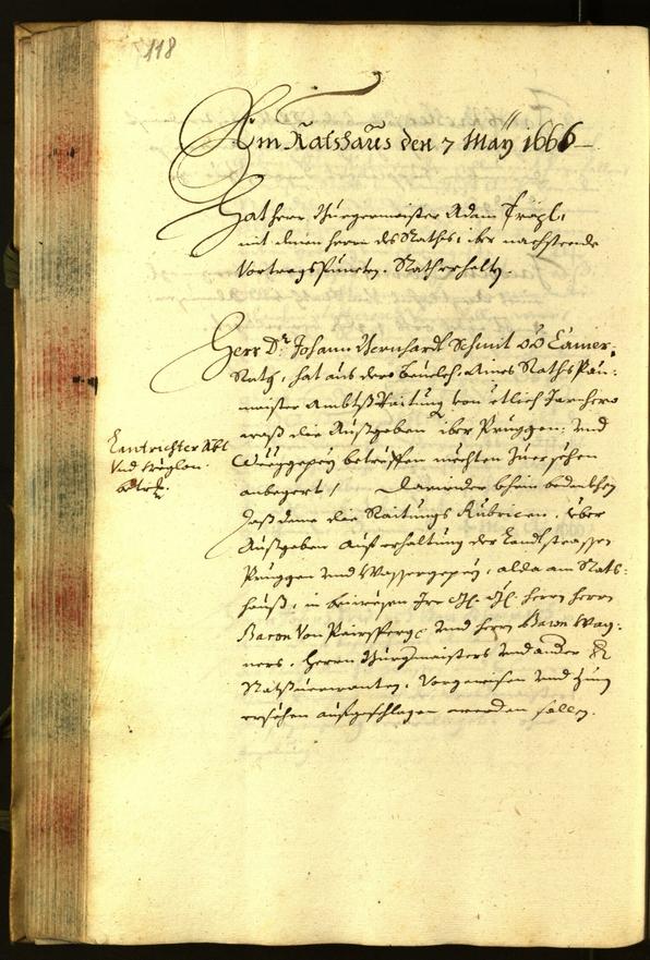 Civic Archives of Bozen-Bolzano - BOhisto Minutes of the council 1666 