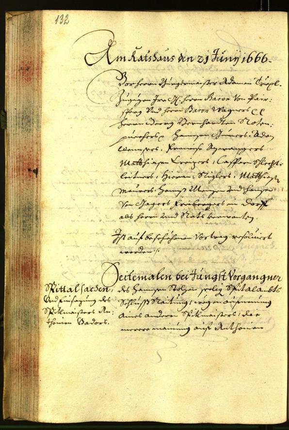 Civic Archives of Bozen-Bolzano - BOhisto Minutes of the council 1666 