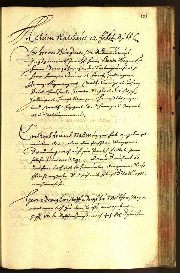 Archivio Storico della Città di Bolzano - BOhisto protocollo consiliare 1666 