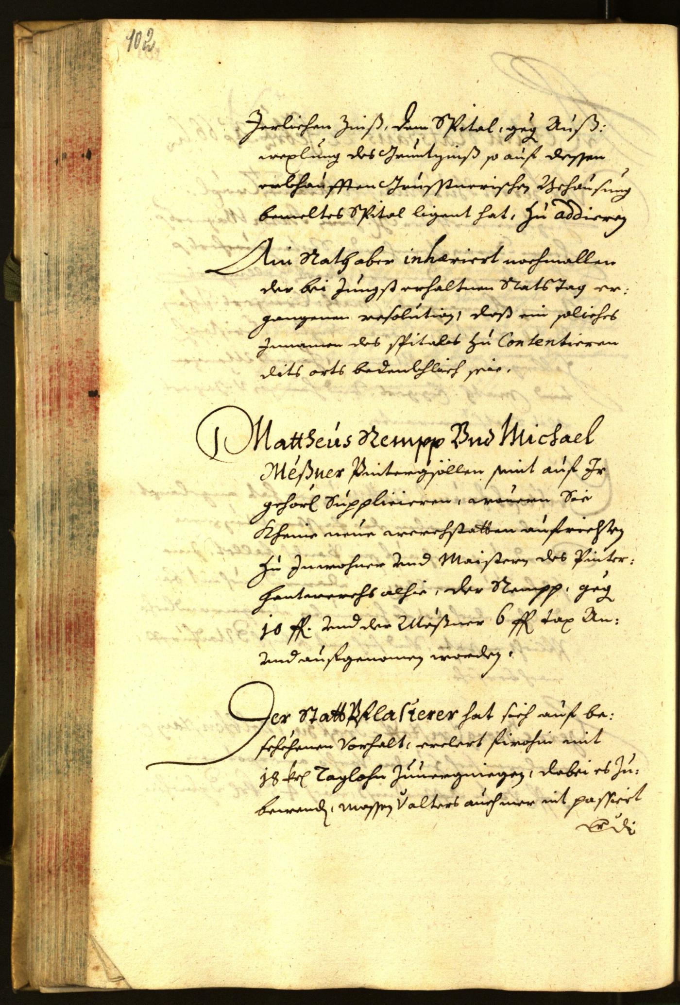 Stadtarchiv Bozen - BOhisto Ratsprotokoll 1666 