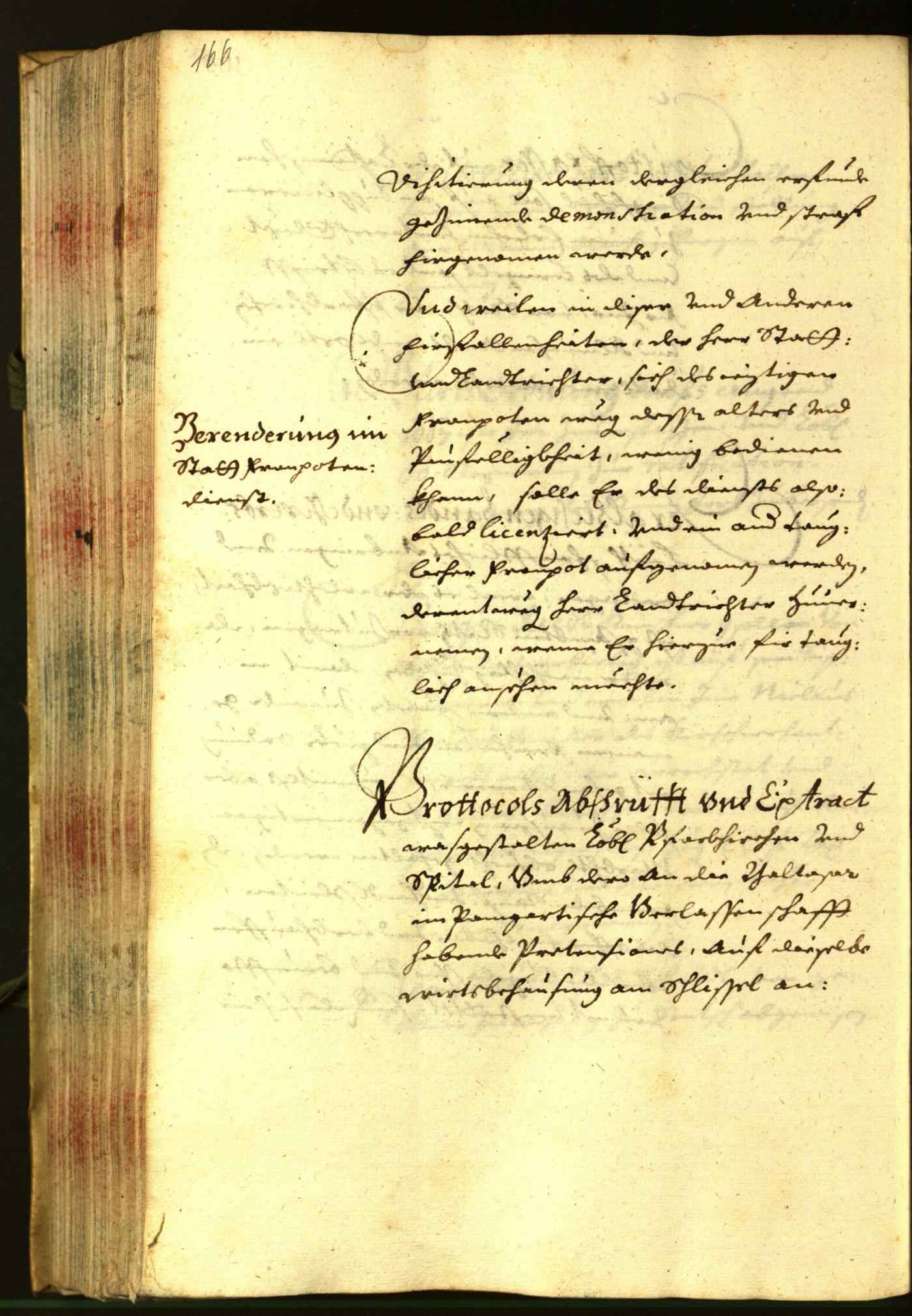 Stadtarchiv Bozen - BOhisto Ratsprotokoll 1666 