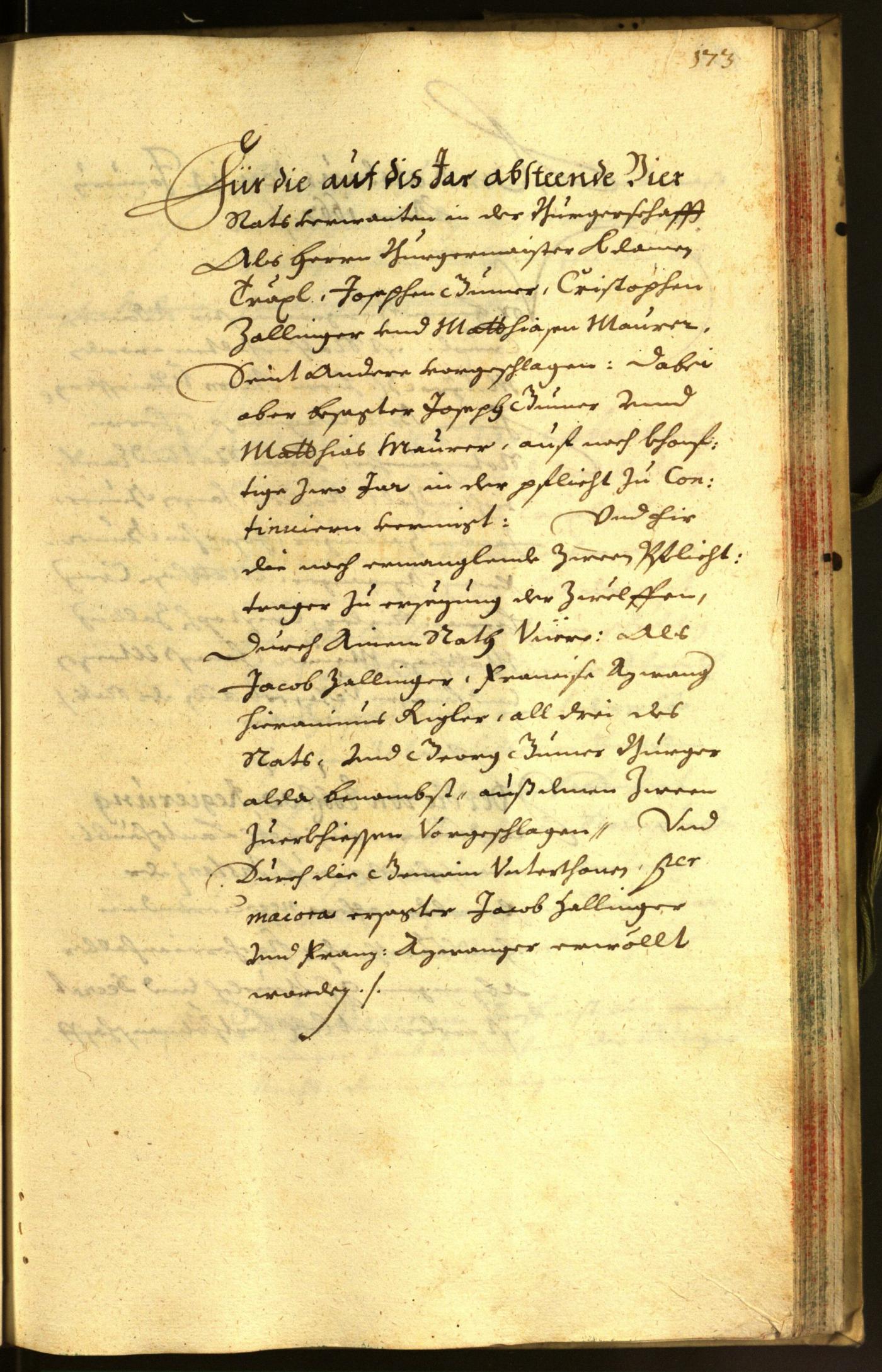 Civic Archives of Bozen-Bolzano - BOhisto Minutes of the council 1666 