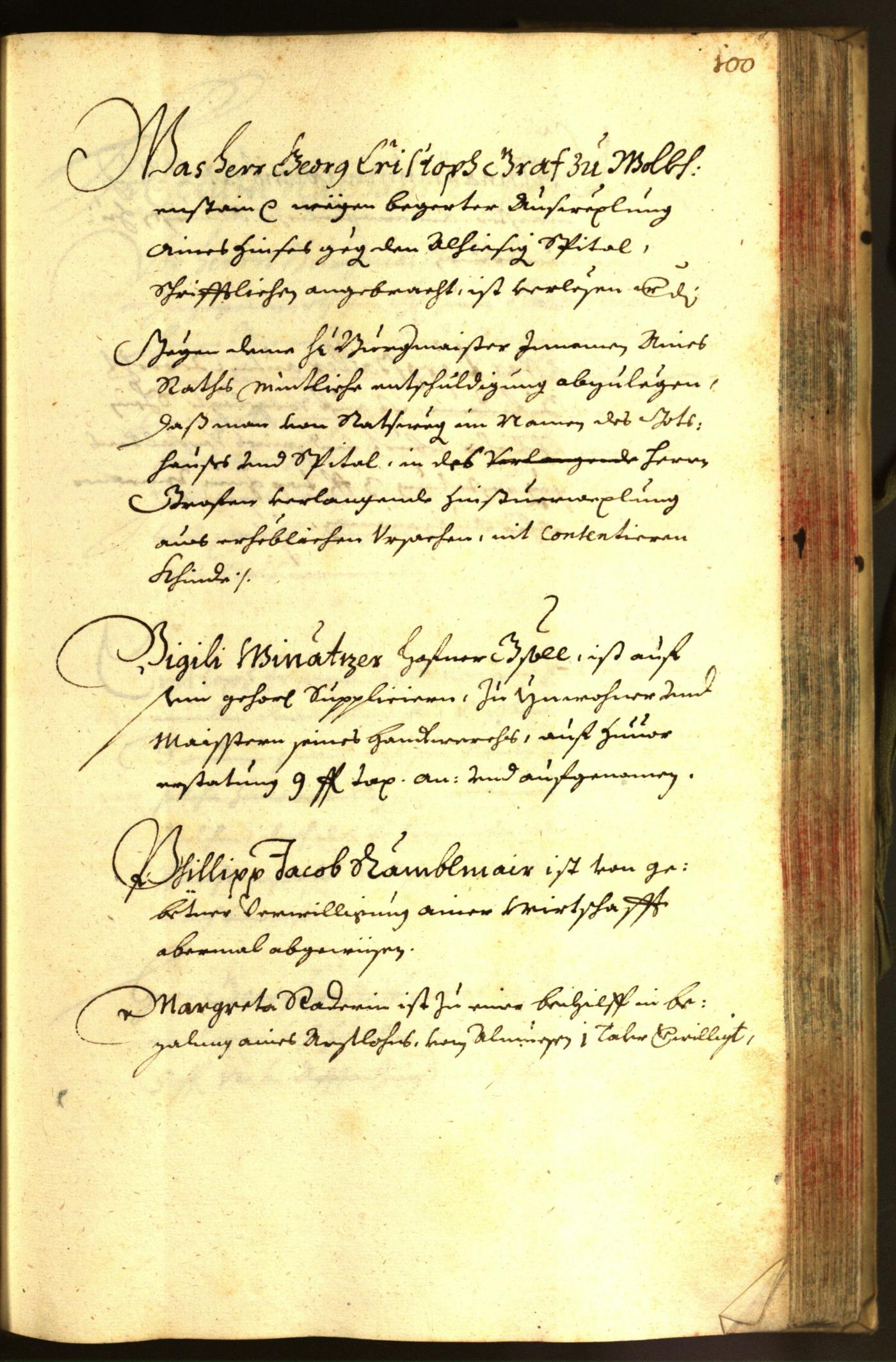 Stadtarchiv Bozen - BOhisto Ratsprotokoll 1666 