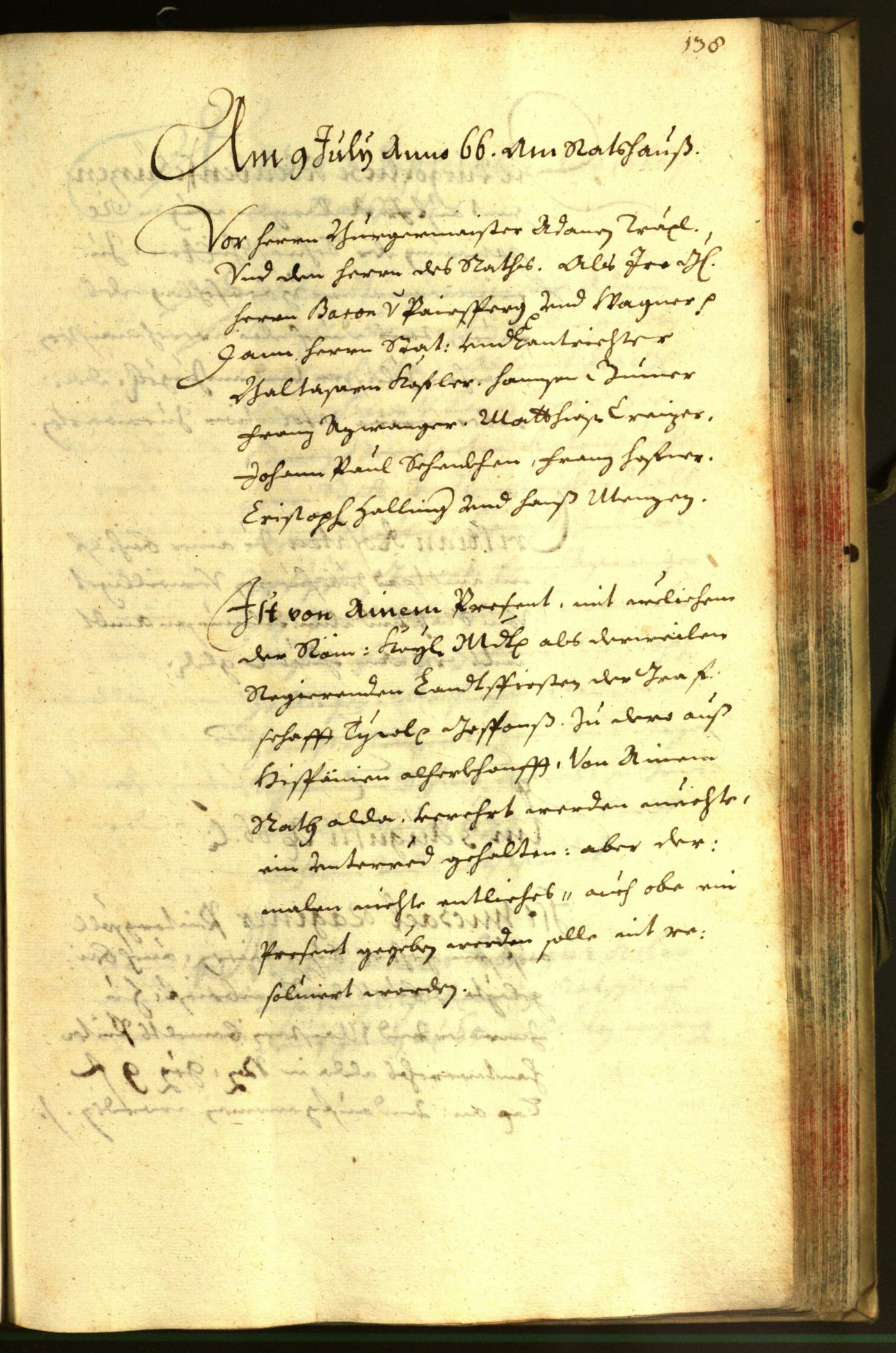 Civic Archives of Bozen-Bolzano - BOhisto Minutes of the council 1666 