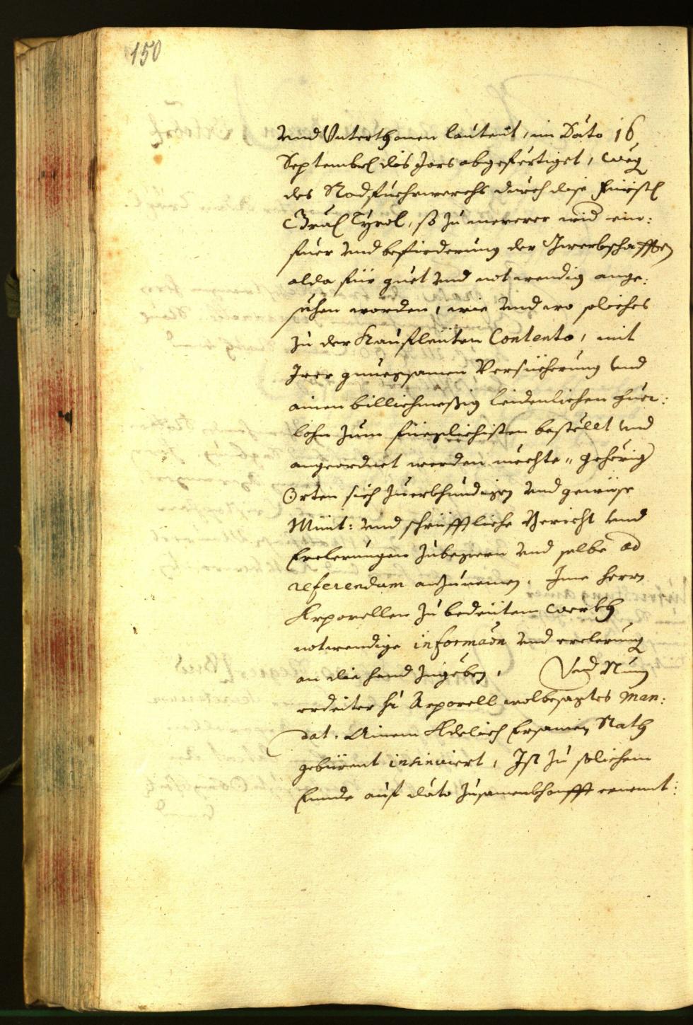 Stadtarchiv Bozen - BOhisto Ratsprotokoll 1666 