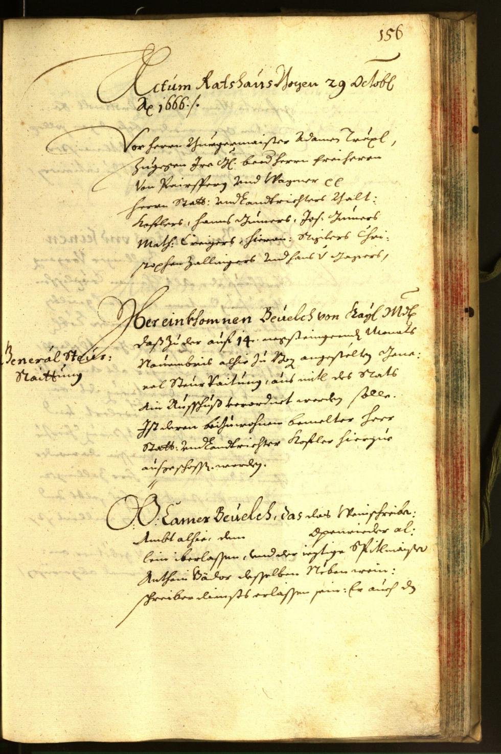 Civic Archives of Bozen-Bolzano - BOhisto Minutes of the council 1666 