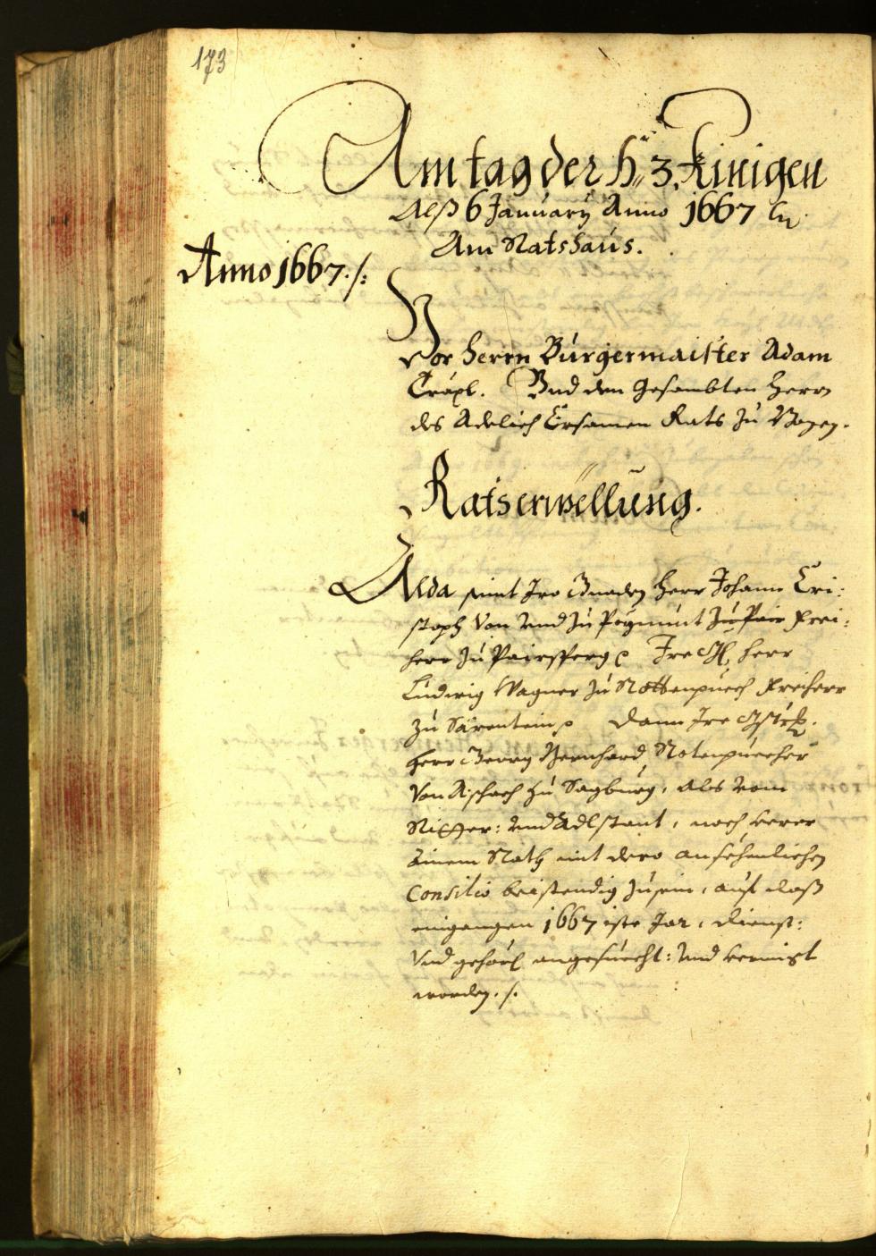 Civic Archives of Bozen-Bolzano - BOhisto Minutes of the council 1666 