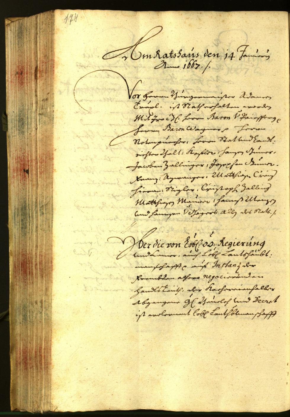 Civic Archives of Bozen-Bolzano - BOhisto Minutes of the council 1666 