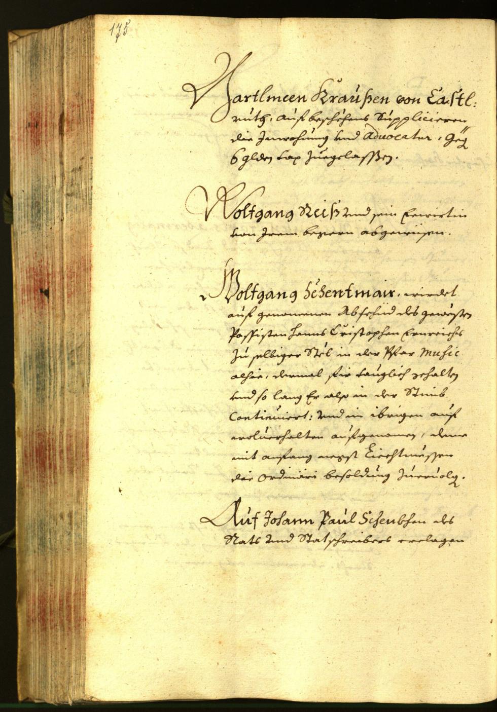 Stadtarchiv Bozen - BOhisto Ratsprotokoll 1666 