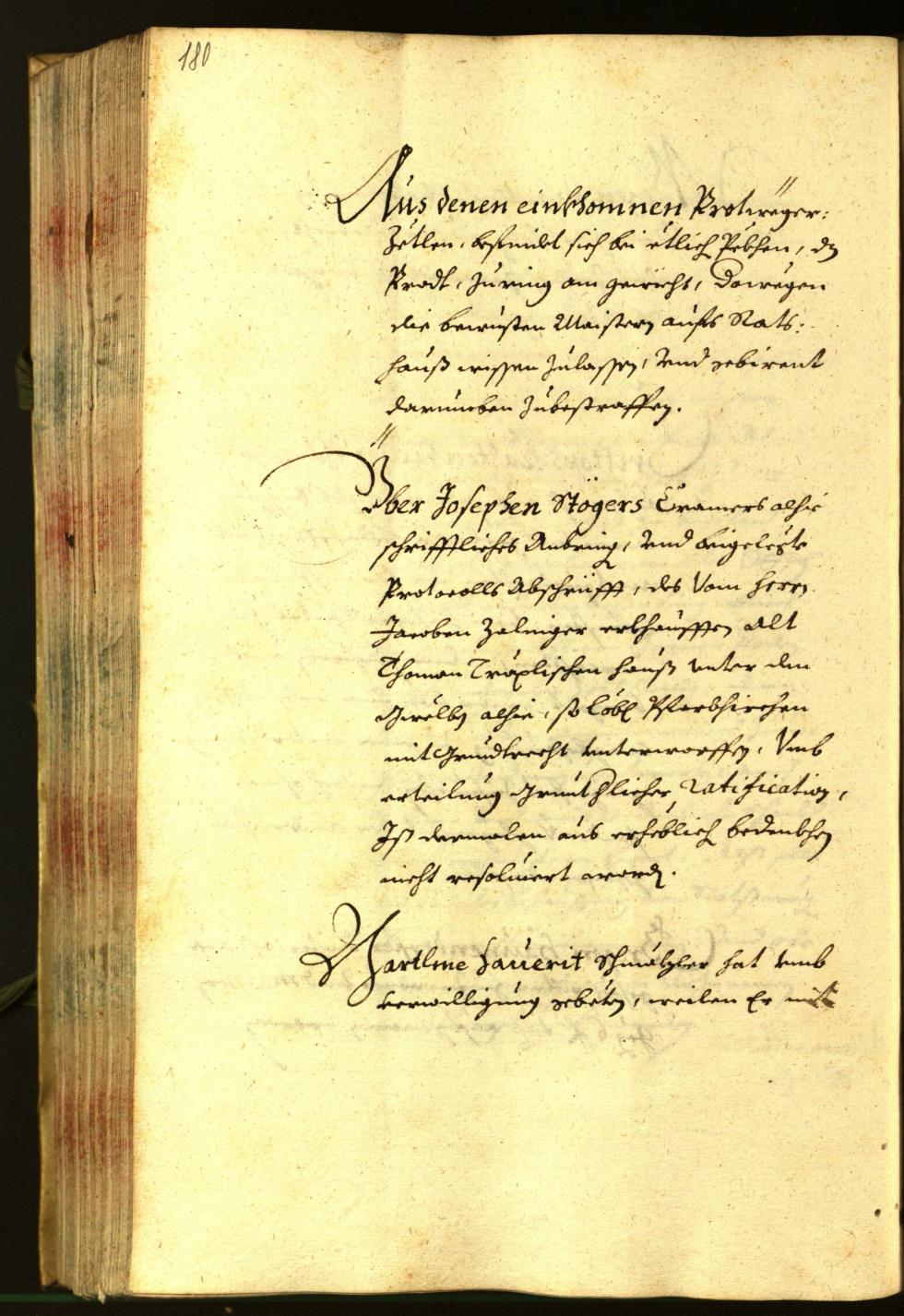 Stadtarchiv Bozen - BOhisto Ratsprotokoll 1666 