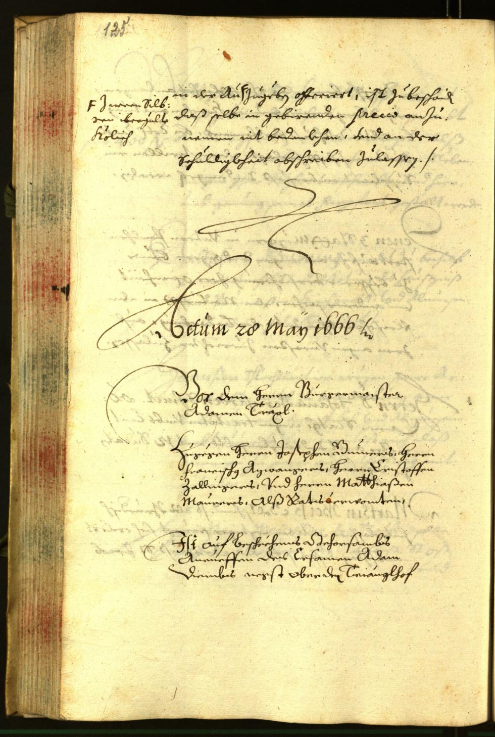 Civic Archives of Bozen-Bolzano - BOhisto Minutes of the council 1666 