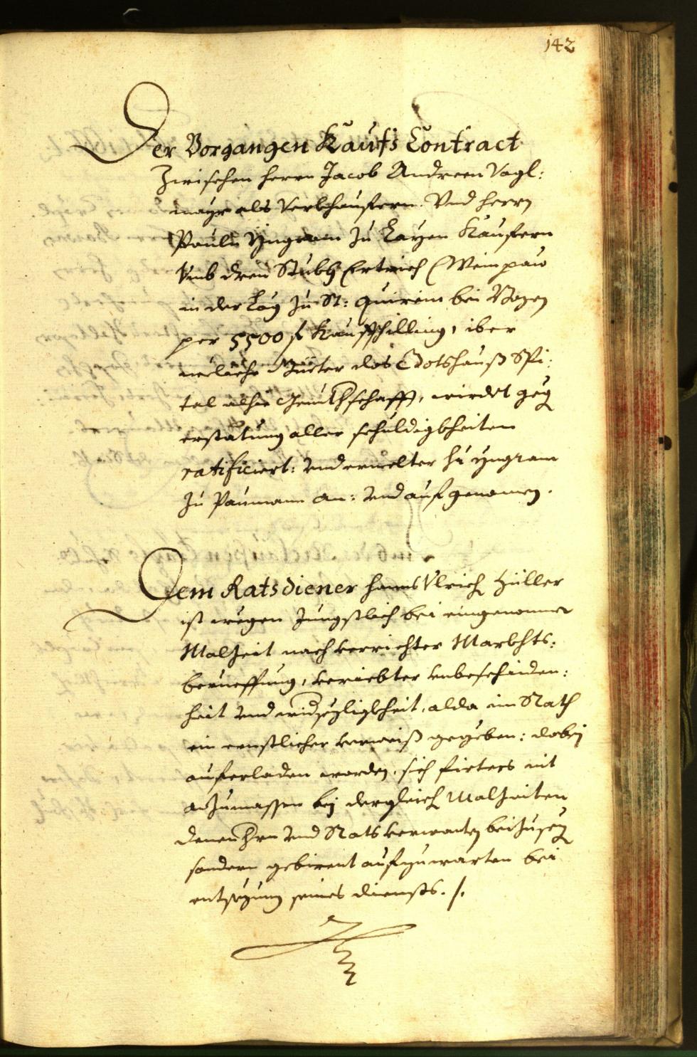 Stadtarchiv Bozen - BOhisto Ratsprotokoll 1666 